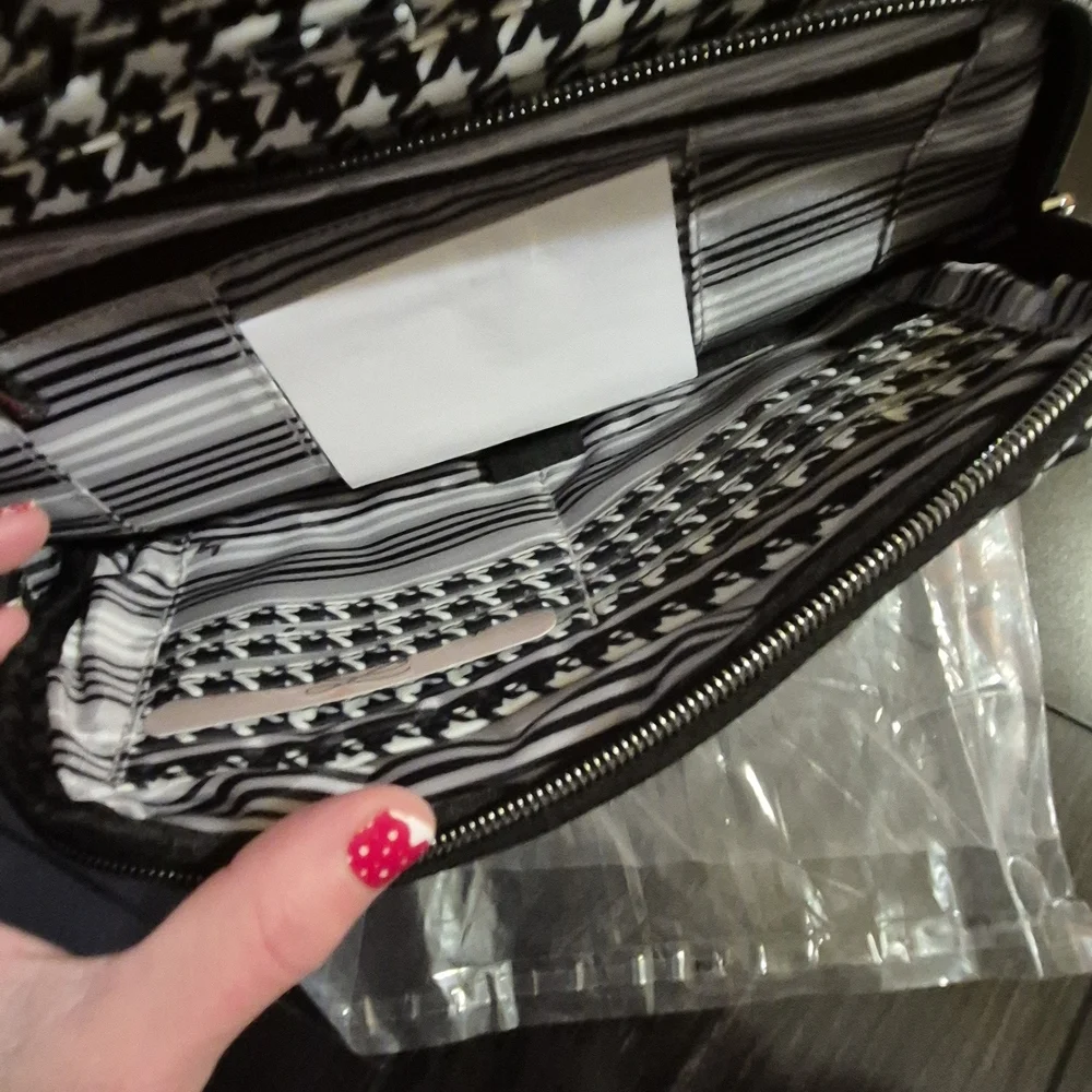 NWT Lug Samba 2 Houndstooth Crossbody Bag - Picture 6 of 8